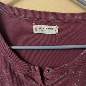 Lucky Brand Snap front Henley